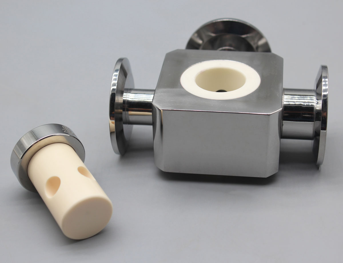 ceramic valve, advanced ceramic, technical ceramic, alumina, gw ceramics, precision ceramic