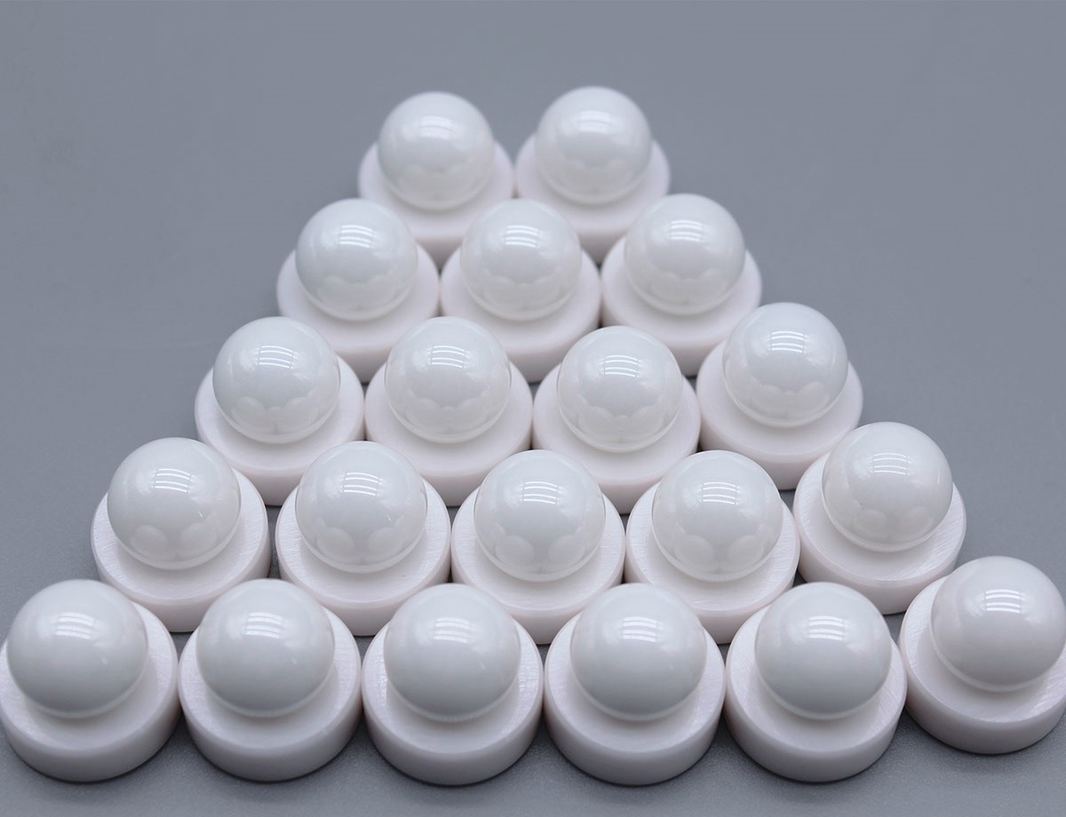 ceramic valve, ball valve and seat, downhole plugs, alumina